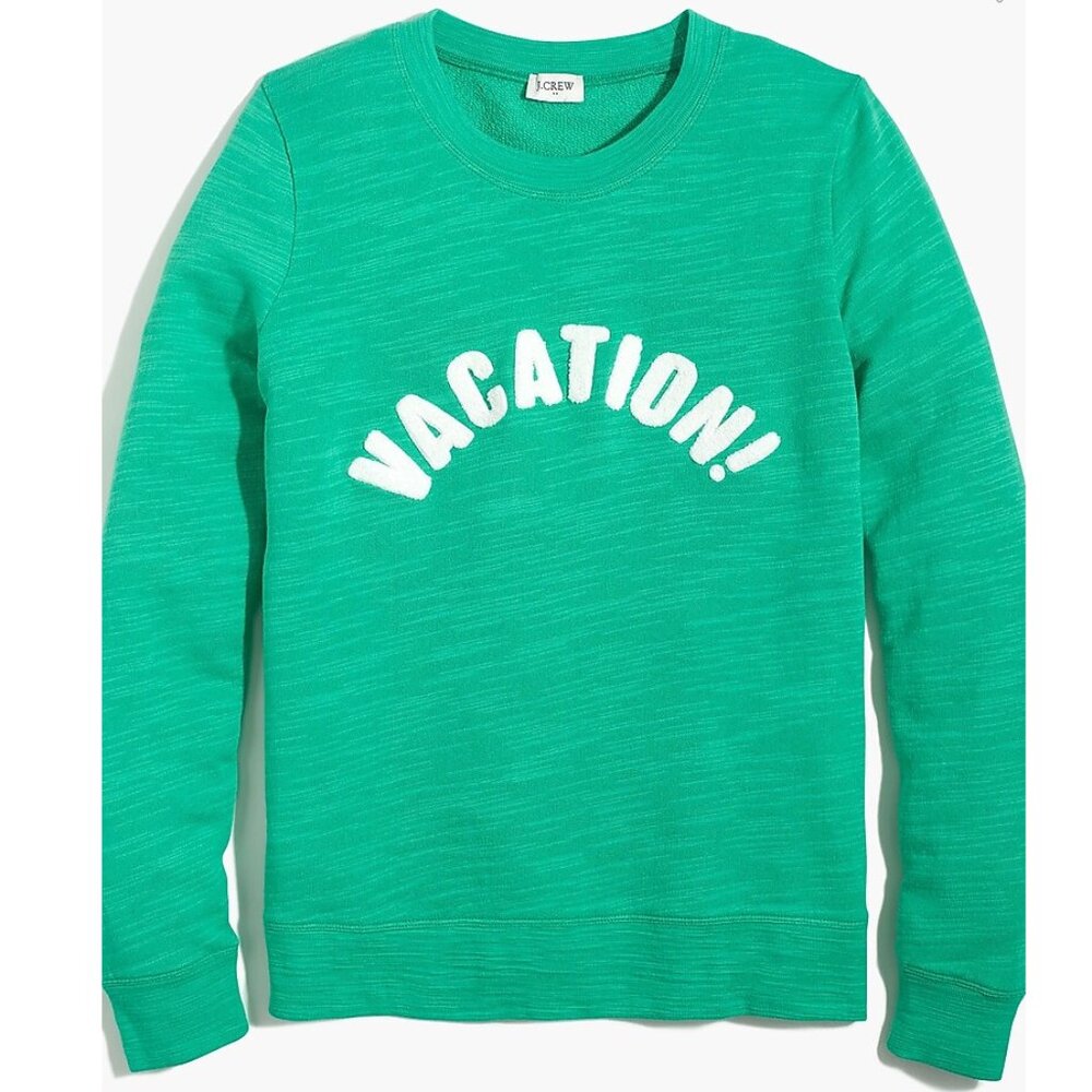 J Crew “Vacation!” Graphic Sweatshirt - XS
